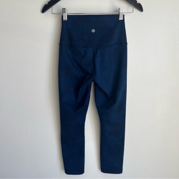 Lululemon Wunder Under Crop II *Print (Roll Down) - S - Picture 4 of 10